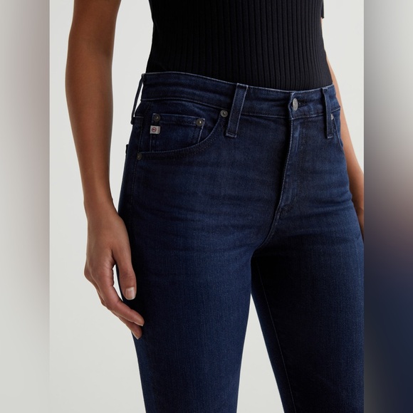 AG Adriano Goldschmied The Farrah Skinny High Rise Dark Wash Skinny Jeans Sz 26R - Picture 12 of 13